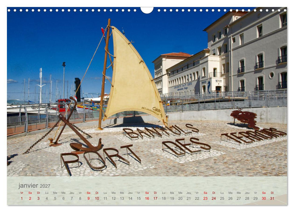 Côte Vermeille entre mer et Pyrénées (CALVENDO Calendrier mensuel 2027)