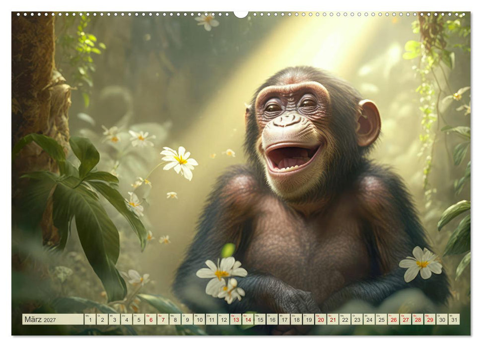 Im Paradies der Tiere (CALVENDO Premium Wandkalender 2027)
