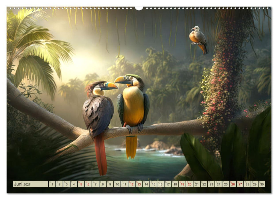 Im Paradies der Tiere (CALVENDO Premium Wandkalender 2027)