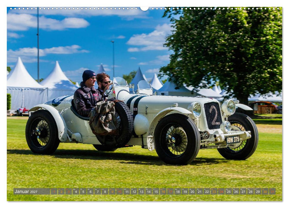 Historischer Rennsport - vom Feinsten (CALVENDO Wandkalender 2027)