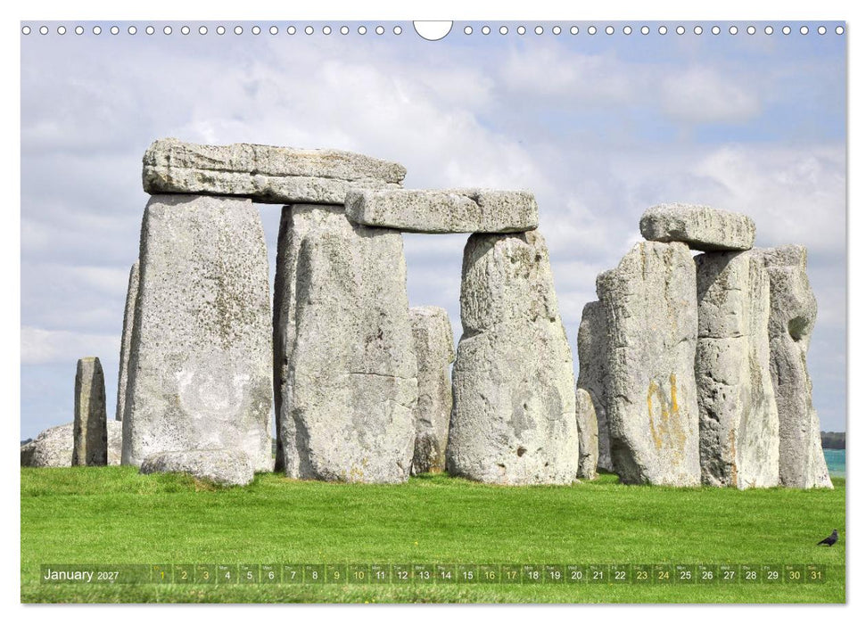 Mysterious Stonehenge (CALVENDO Monthly Calendar 2027)