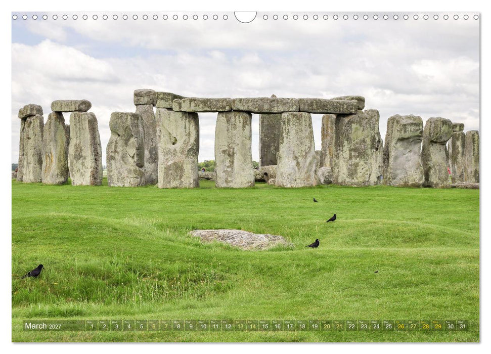 Mysterious Stonehenge (CALVENDO Monthly Calendar 2027)