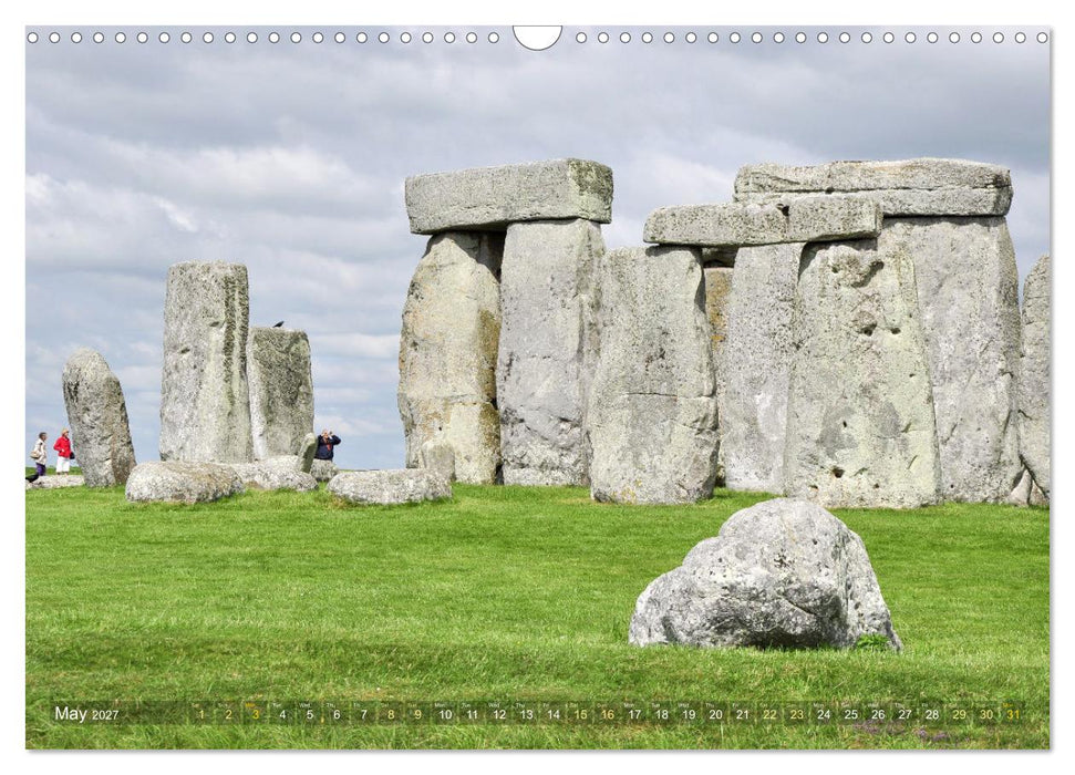 Mysterious Stonehenge (CALVENDO Monthly Calendar 2027)