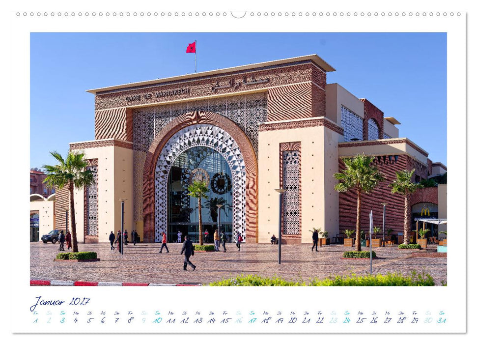 Marrakesch - Oase im Wüstenstaub (CALVENDO Wandkalender 2027)
