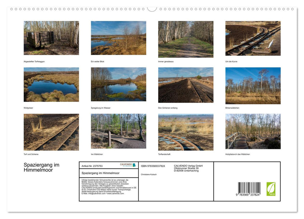 Spaziergang im Himmelmoor (CALVENDO Premium Wandkalender 2027)