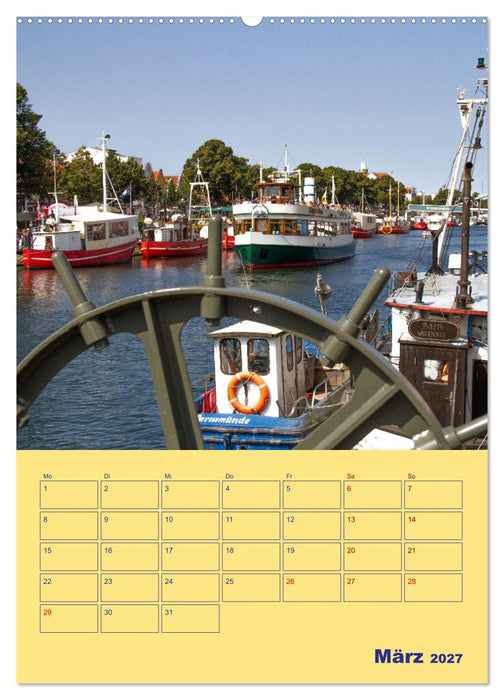 Sehnsuchtsort Warnemünde (CALVENDO Wandkalender 2027)