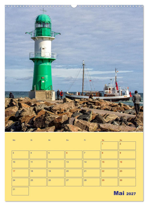 Sehnsuchtsort Warnemünde (CALVENDO Wandkalender 2027)
