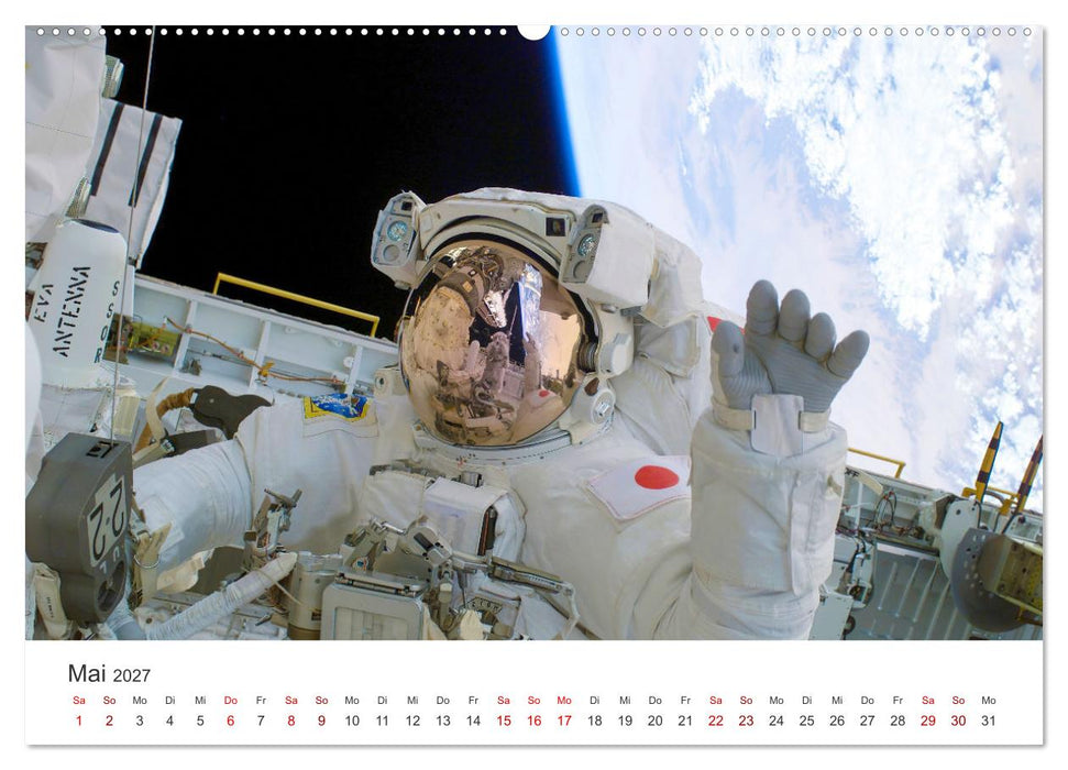 Astronauten - Menschen im Weltall (CALVENDO Premium Wandkalender 2027)