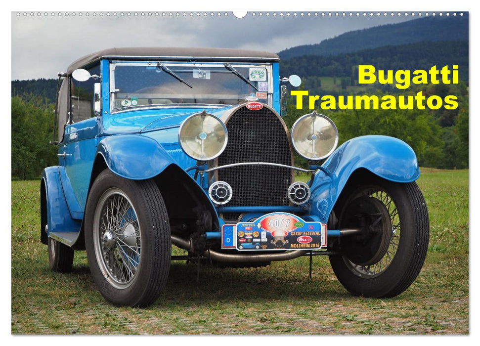 Bugatti Traumautos (CALVENDO Wandkalender 2027)