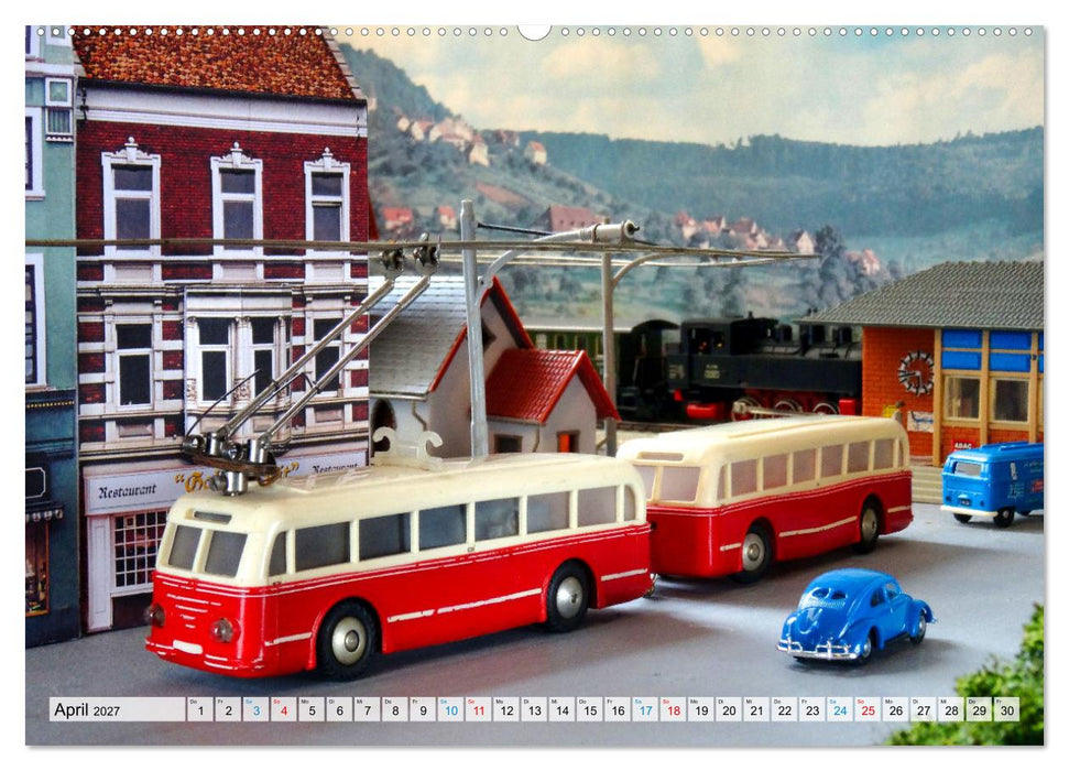 Retro Modellbahnanlagen (CALVENDO Wandkalender 2027)