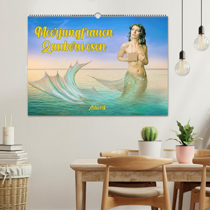 Meerjungfrauen Zauberwesen (CALVENDO Wandkalender 2027)