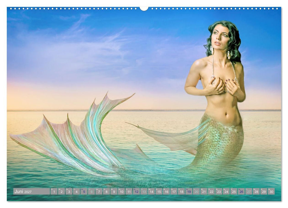 Meerjungfrauen Zauberwesen (CALVENDO Wandkalender 2027)