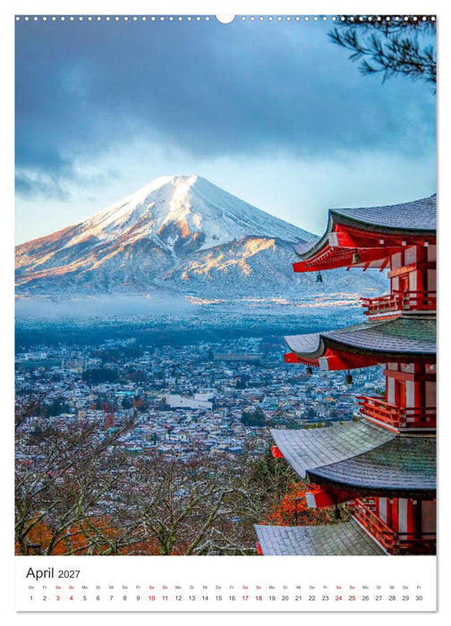 Japan - Die spannende Insel im Pazifik. (CALVENDO Wandkalender 2027)