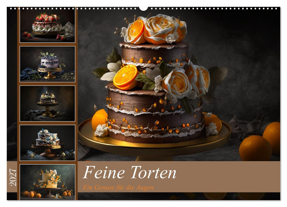 Feine Torten (CALVENDO Wandkalender 2027)