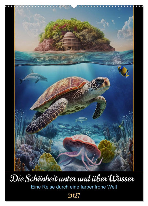 Die Schönheit unter und über Wasser (CALVENDO Wandkalender 2027)