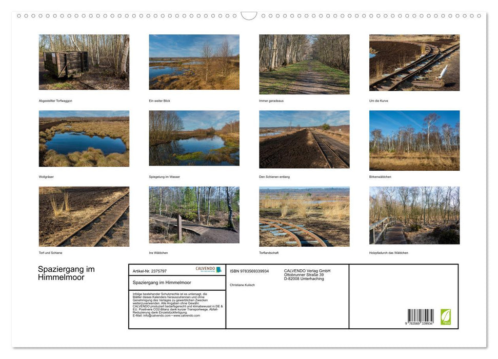 Spaziergang im Himmelmoor (CALVENDO Wandkalender 2027)