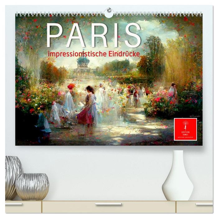 Paris - impressionistische Eindrücke (CALVENDO Premium Wandkalender 2027)
