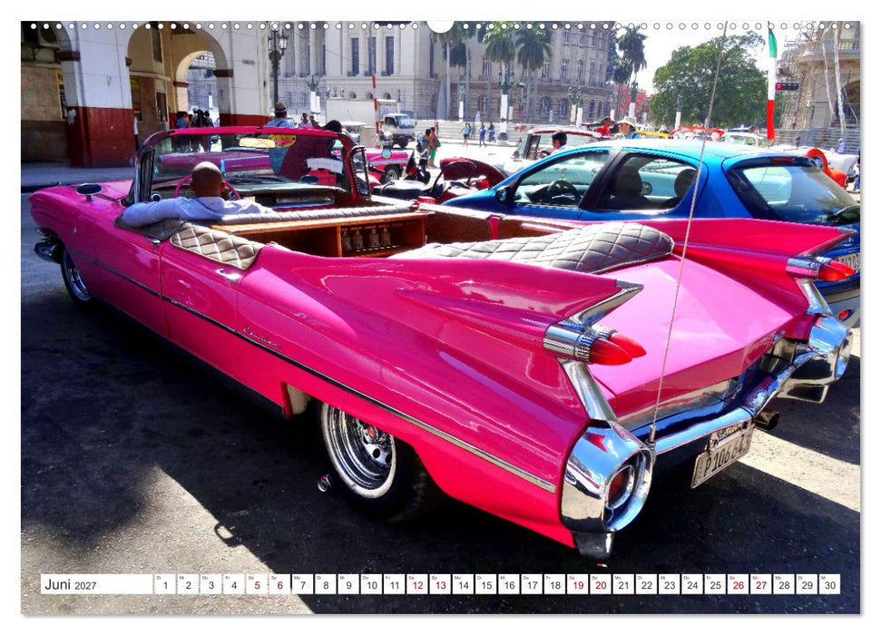 BEST OF CADILLAC - Traumschiff mit Bar und Flossen (CALVENDO Wandkalender 2027)