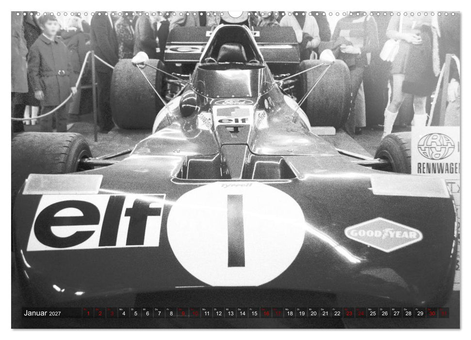 Formel, Rennen, Boxengasse 1971-´83 (CALVENDO Wandkalender 2027)