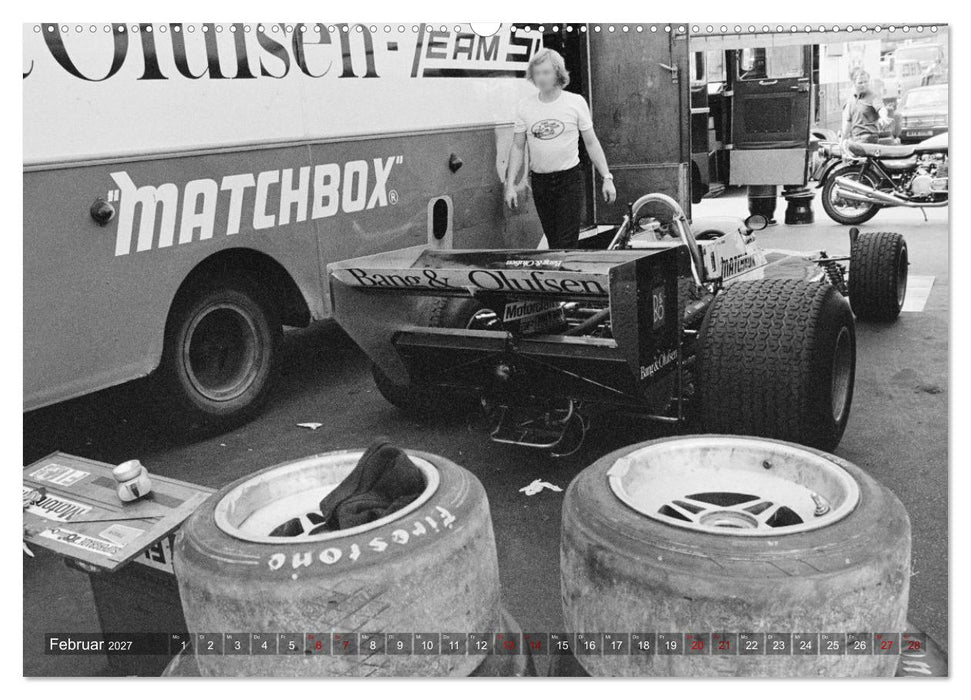 Formel, Rennen, Boxengasse 1971-´83 (CALVENDO Wandkalender 2027)