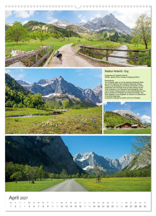 Radlglück mit Alpenblick 2027 (CALVENDO Wandkalender 2027)