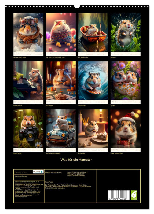 Was für ein Hamster (CALVENDO Premium Wandkalender 2027)