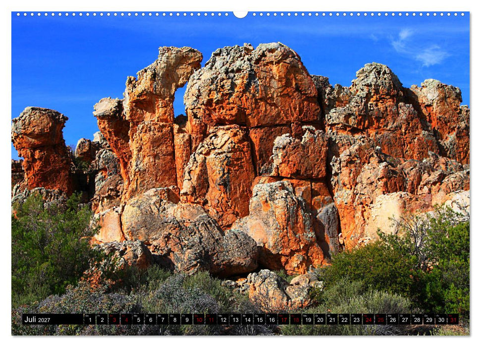 Felslandschaften besonderer Faszination - Kagga Kamma Naturreservat (CALVENDO Premium Wandkalender 2027)