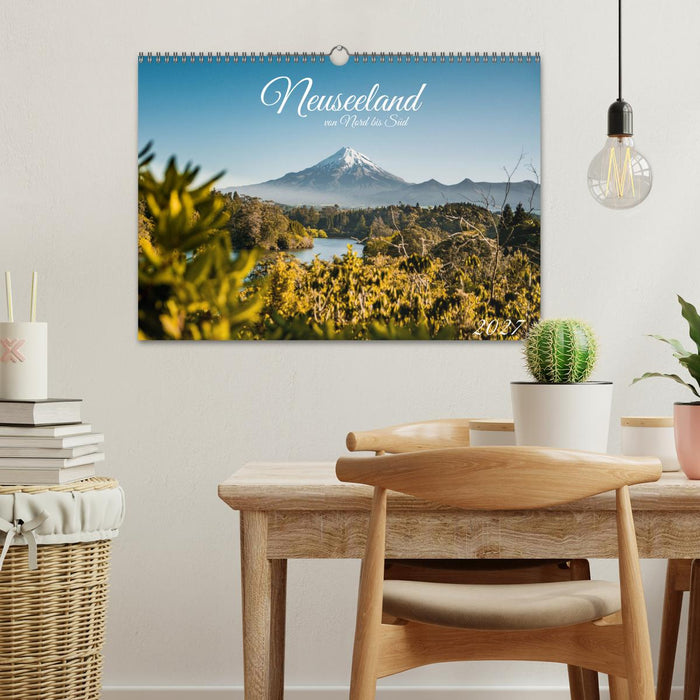 Neuseeland von Nord bis Süd (CALVENDO Wandkalender 2027)