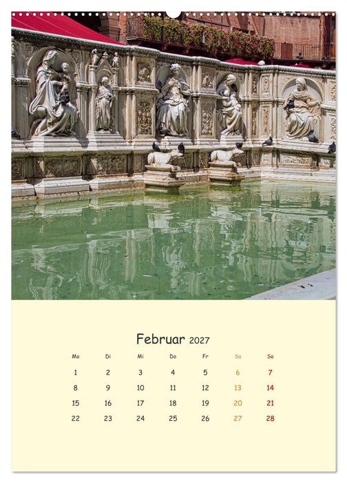 Siena - Impressionen (CALVENDO Wandkalender 2027)