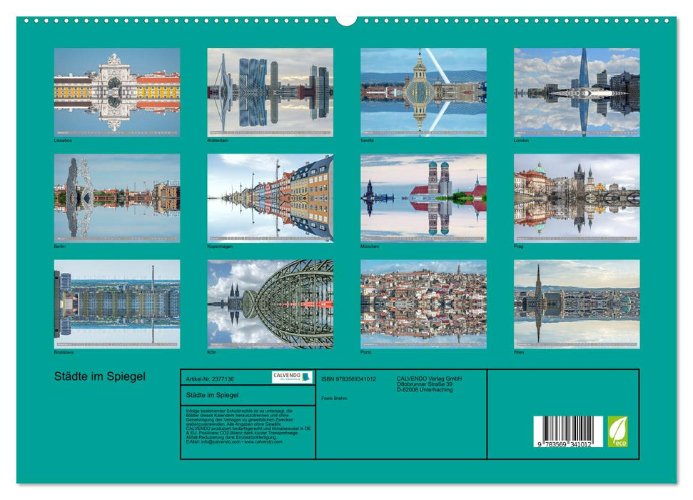Städte im Spiegel (CALVENDO Premium Wandkalender 2027)