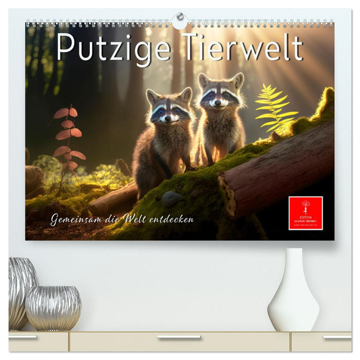 Putzige Tierwelt - gemeinsam die Welt entdecken (CALVENDO Premium Wandkalender 2027)