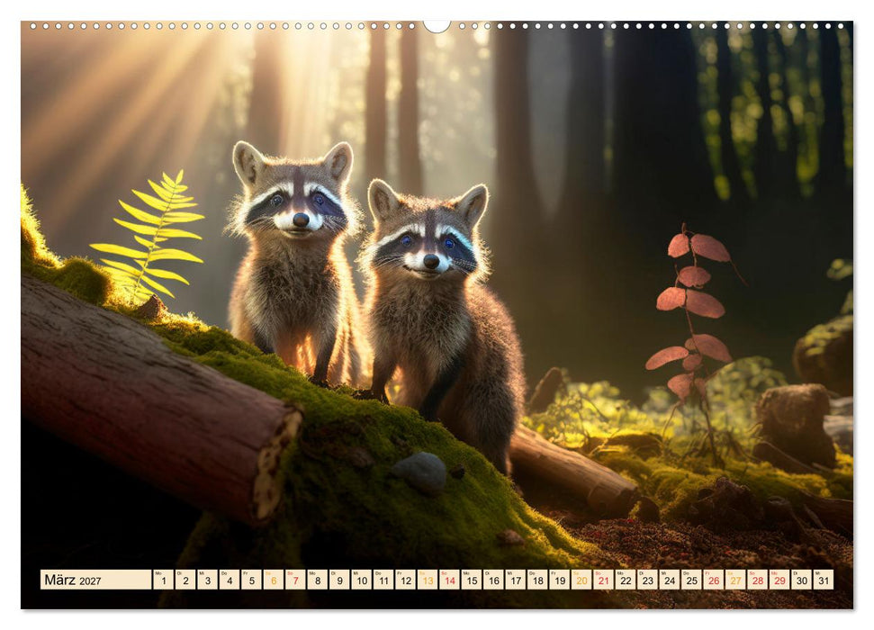 Putzige Tierwelt - gemeinsam die Welt entdecken (CALVENDO Premium Wandkalender 2027)
