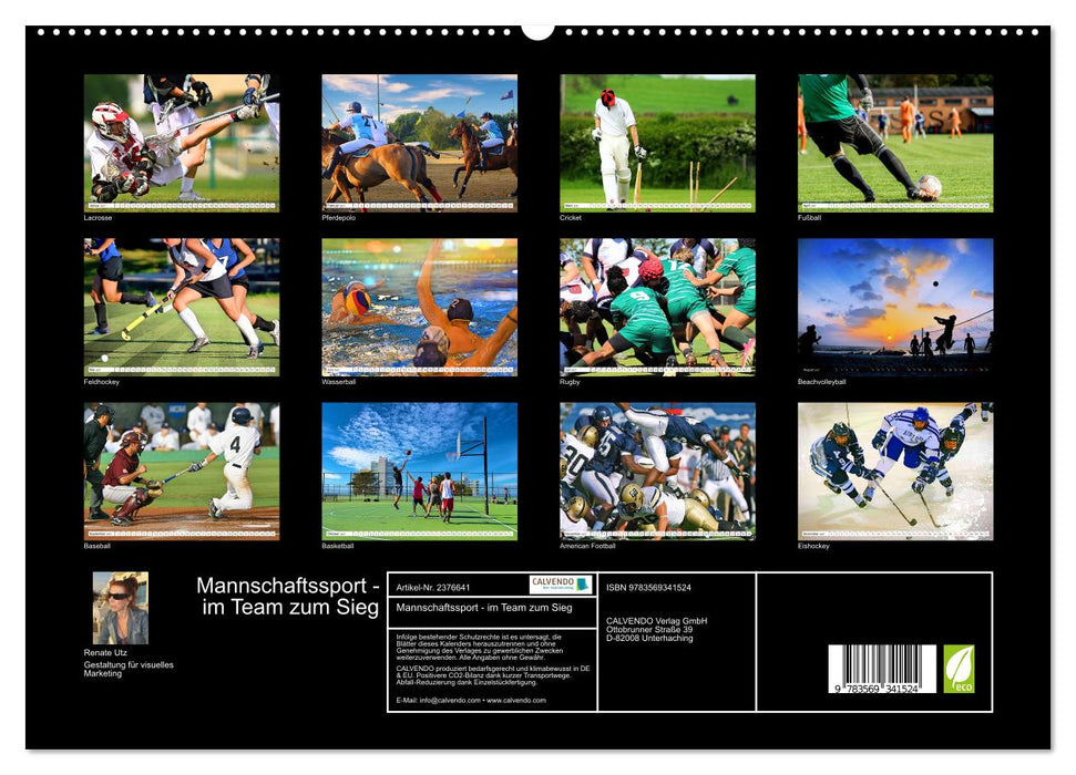 Mannschaftssport - im Team zum Sieg (CALVENDO Premium Wandkalender 2027)