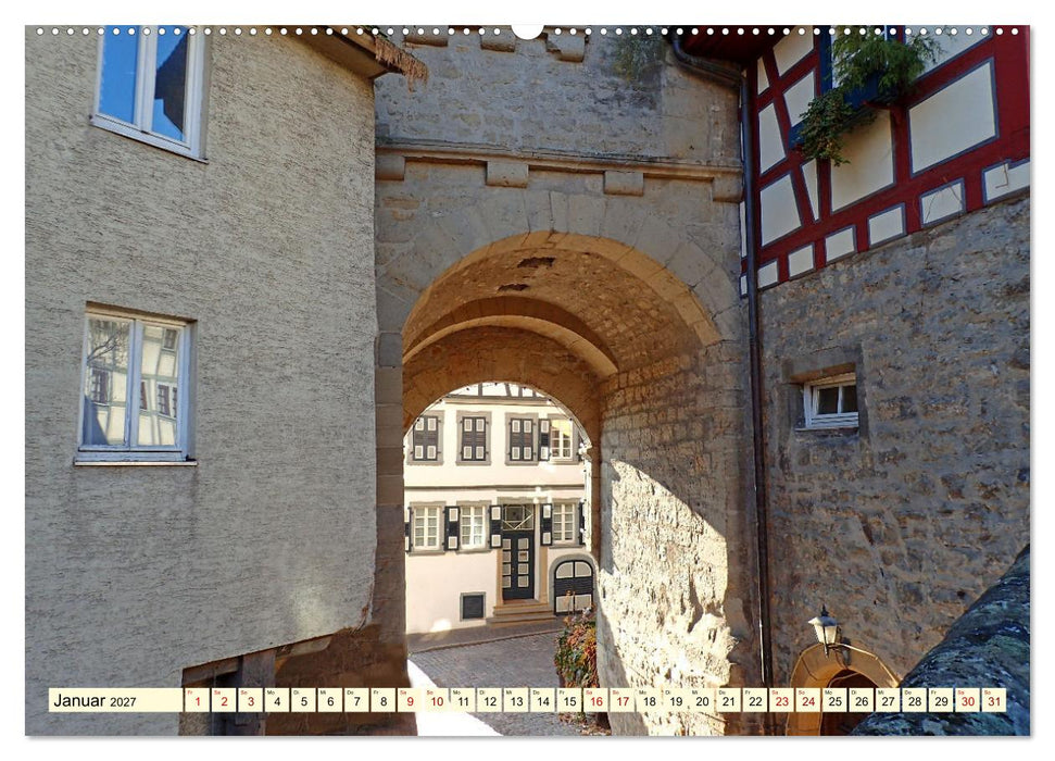 Unterwegs in Bad Wimpfen (CALVENDO Wandkalender 2027)