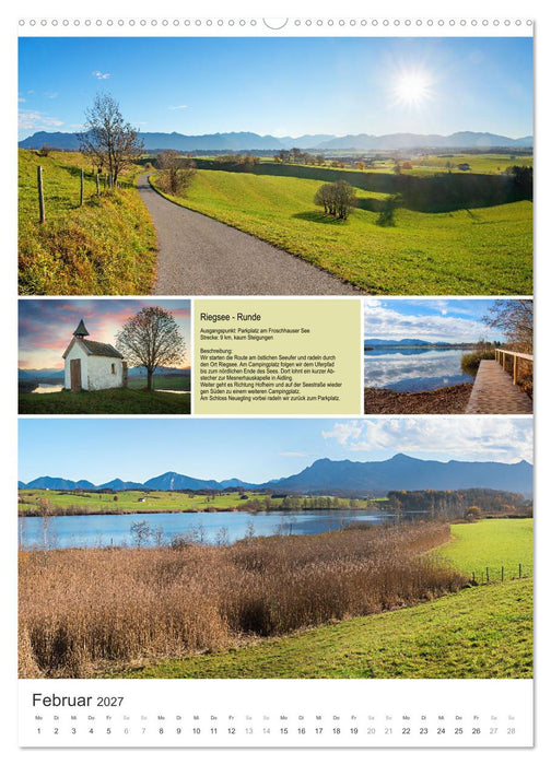 Radlglück mit Alpenblick 2027 (CALVENDO Premium Wandkalender 2027)