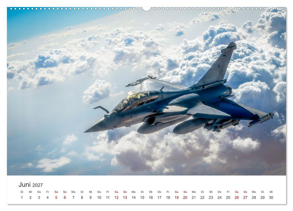 Kampfjets - Düsenjäger-Kalender (CALVENDO Premium Wandkalender 2027)