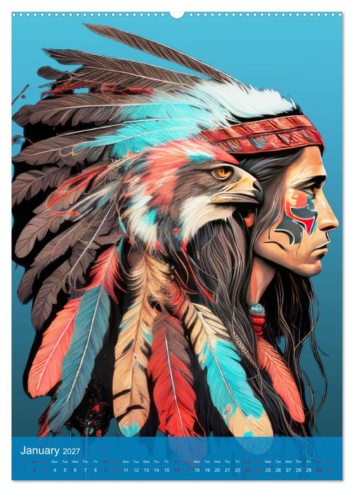 Native American Art (CALVENDO Monthly Calendar 2027)