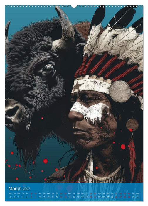 Native American Art (CALVENDO Monthly Calendar 2027)