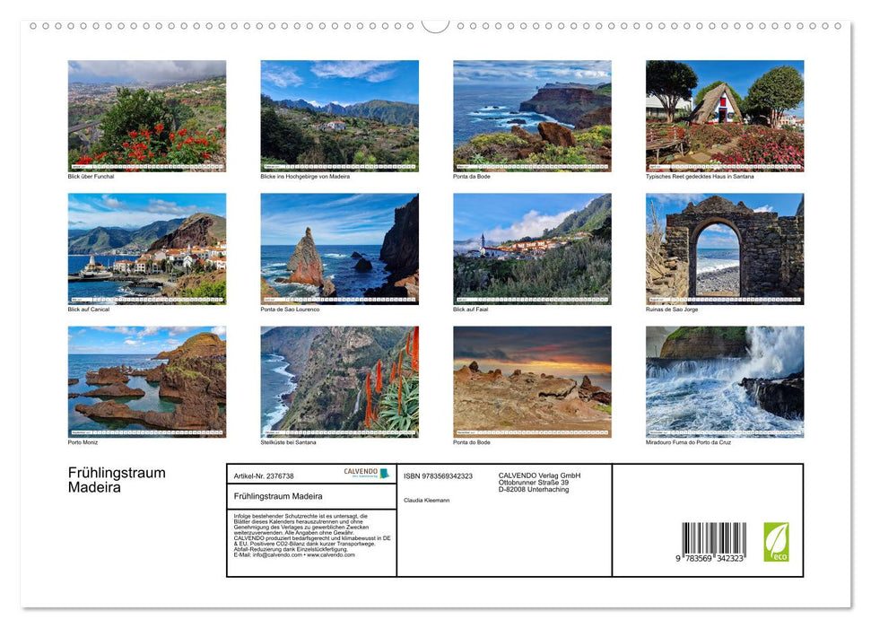 Frühlingstraum Madeira (CALVENDO Premium Wandkalender 2027)