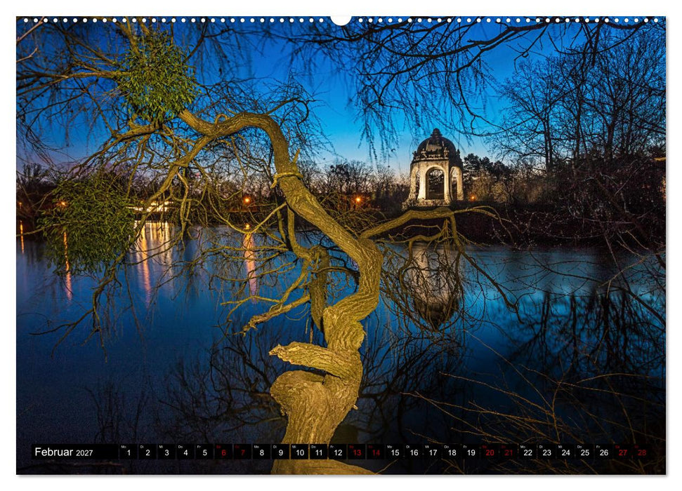 Sachsen-Anhalt zur blauen Stunde (CALVENDO Wandkalender 2027)