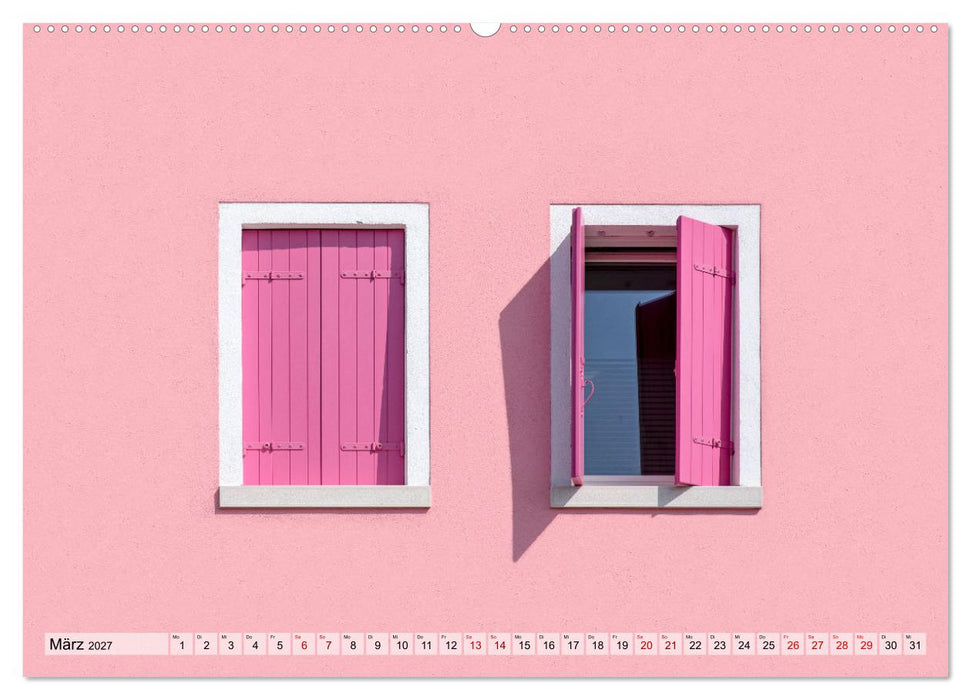 Minimal Burano (CALVENDO Wandkalender 2027)