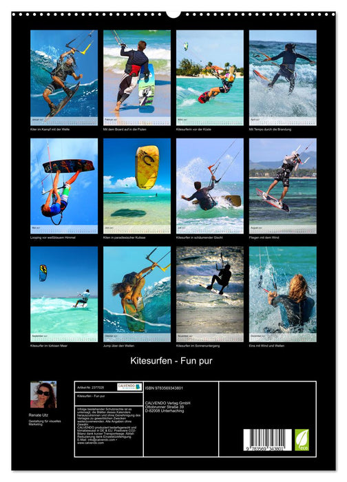 Kitesurfen - Fun pur (CALVENDO Premium Wandkalender 2027)