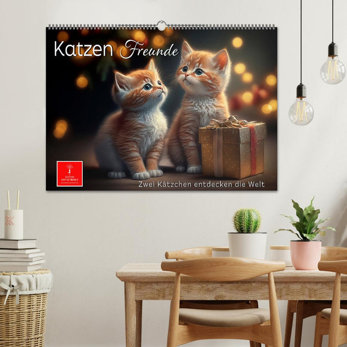 Katzen Freunde (CALVENDO Wandkalender 2027)