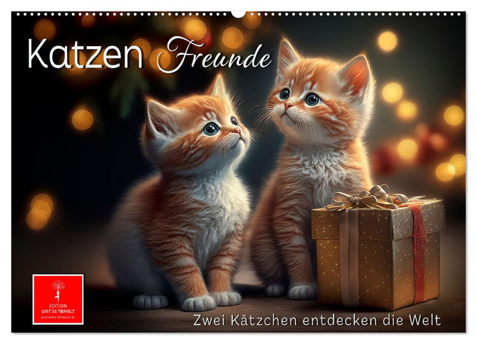 Katzen Freunde (CALVENDO Wandkalender 2027)