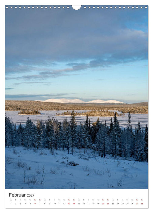 Winter in Lappland - Bezaubernde Schönheit (CALVENDO Wandkalender 2027)