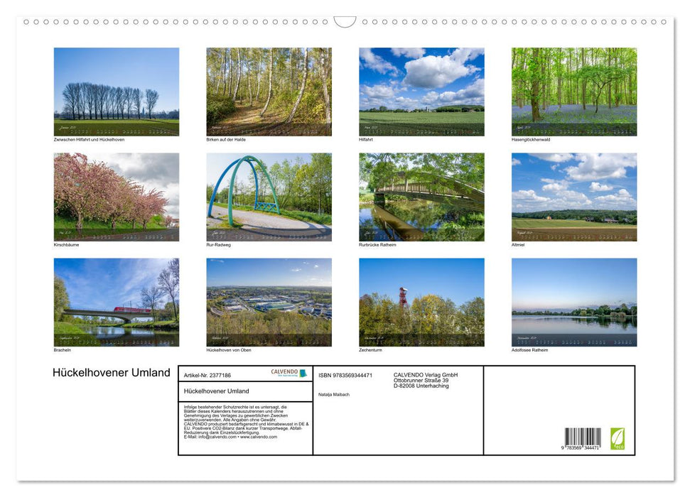 Hückelhovener Umland (CALVENDO Wandkalender 2027)