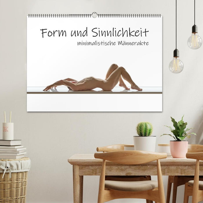 Form und Sinnlichkeit - minimalistische Männerakte (CALVENDO Wandkalender 2027)