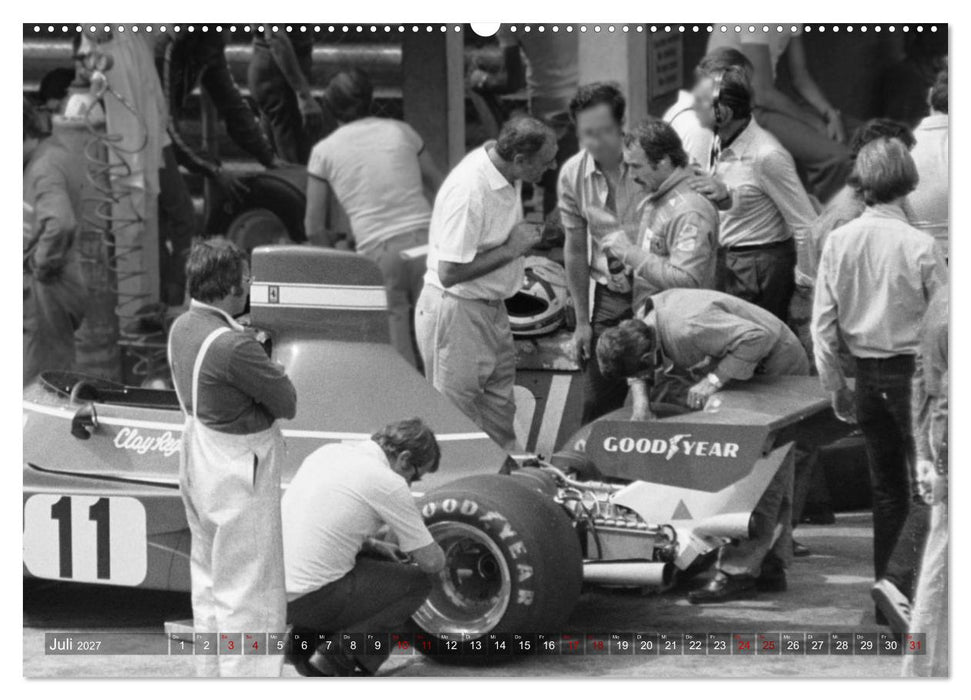Formel, Rennen, Boxengasse 1971-´83 (CALVENDO Premium Wandkalender 2027)
