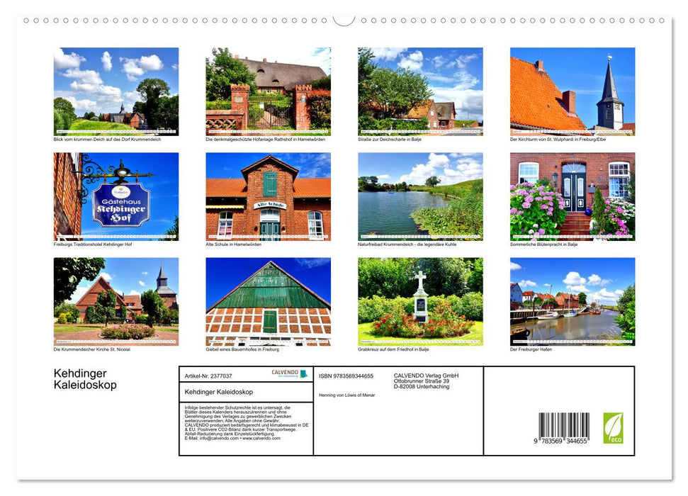 Kehdinger Kaleidoskop (CALVENDO Premium Wandkalender 2027)