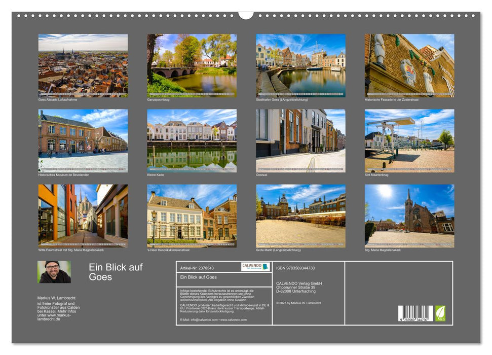 Ein Blick auf Goes (CALVENDO Wandkalender 2027)